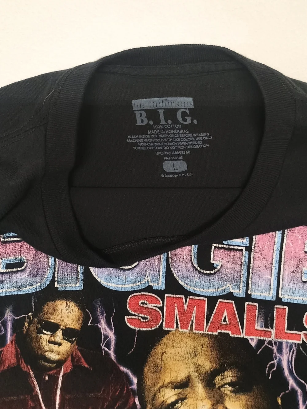 The Notorious BIG Black Biggie Smalls Graphic T-SHIRT - Picture 3 of 5